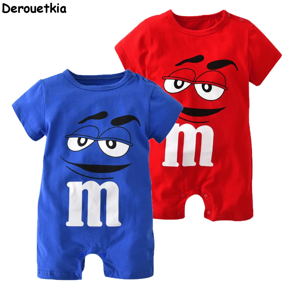 Baby Boys Rompers Short Sleeve Infant Jumpsuit Summer Baby Girls