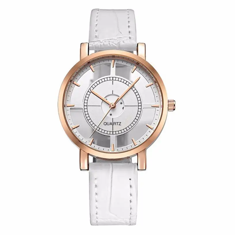 Простые Женские часы с выемкой, роскошные деловые винтажные наручные часы Geneva, Аналоговые кварцевые наручные часы relogio feminin 35 - Цвет: C