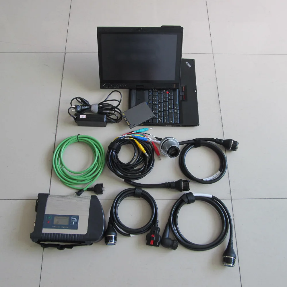 201912 V Für MB Stern-Diagnose-Tool MB SD C4 mit 360gb ssd super speed mit touchscreen laptop x200t