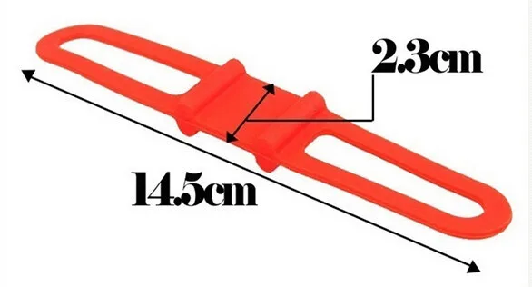 1 шт. силиконовый ремешок велосипед передний свет держатель Рули для велосипеда фиксации галстук Bycicle фонарик бинты Динамик крепление 6 цветов