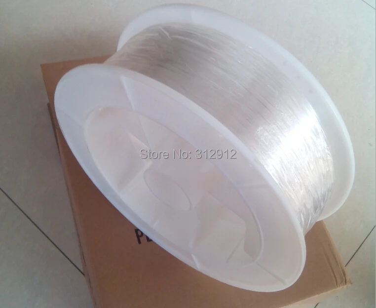 1.0mm diameter/1500m/roll PMMA fiber optic cable end glow for decoration lighting