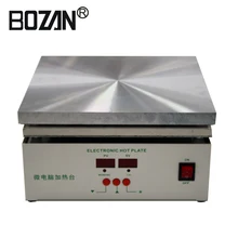 BOZAN 3030 станция предварительного нагрева 110V220V 1600 W lcd Цифровая Электронная горячая пластина для телефона сменный экран Preheat паяльная станция