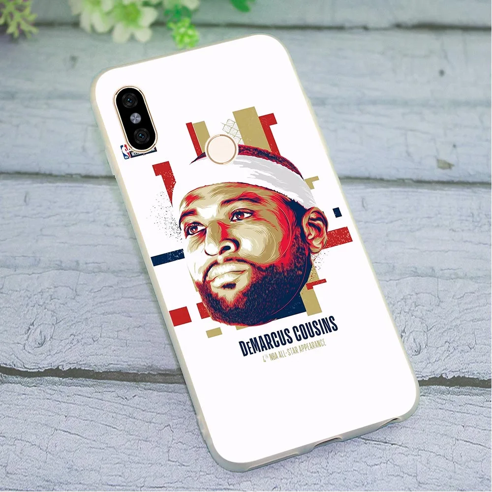 

Silicone Cover for Xiaomi Mi 8SE Basketball star James Phone Case for Redmi 9 4X 4A 5 5A Plus 6 Note 4 7 Pro A1 A2 Lite 8 SE