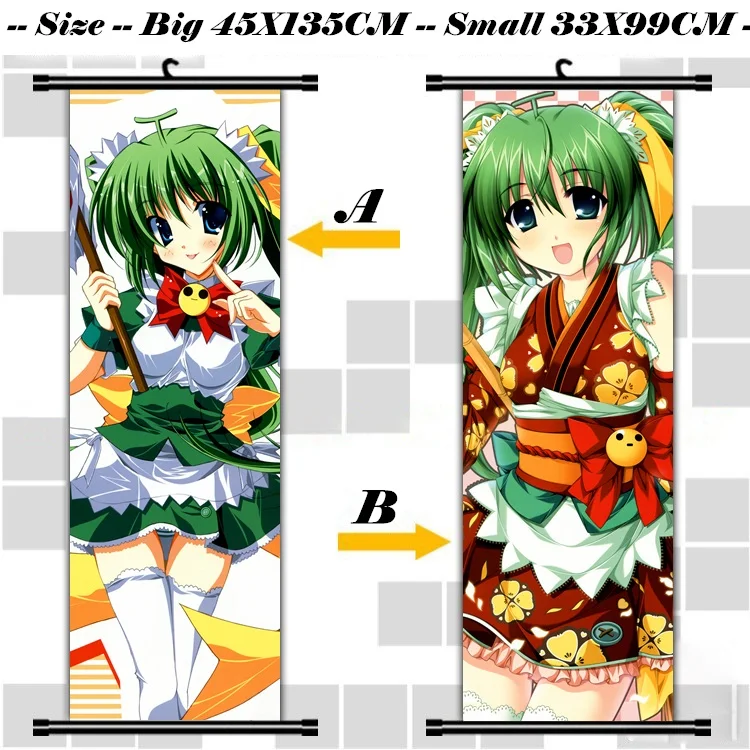 45X135CM melonbooks Melonchan Growth Diary loli green art cartoon