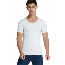 Мужская ледяная шелковая быстросохнущая футболка с коротким рукавом сплошной цвет бесшовный дышащий Топ FDC99
