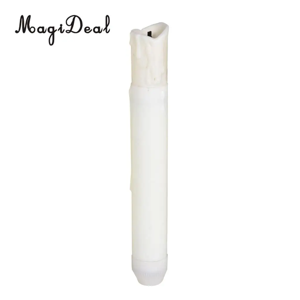 MagiDeal 155mm Tall Electric LED Candle Flameless Candle for Party Decor Warm White B