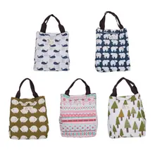 font b Lunch b font Box Hedgehog Whale Bear Pattern Portable Insulated Thermal Cooler Food