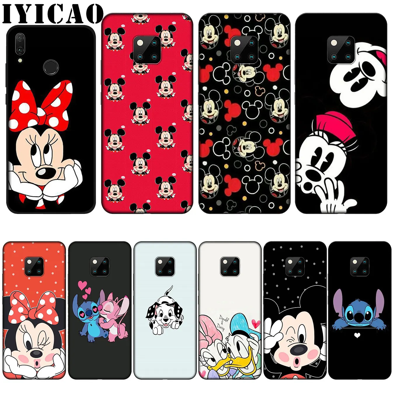 IYICAO Микки Минни силиконовый мягкий чехол для huawei Nova 3 3i 2i mate 20 10 Pro Lite |