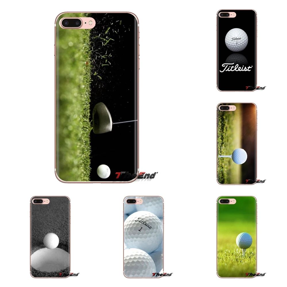 For Samsung Galaxy S3 S4 S5 Mini S6 S7 Edge S8 S9 S10 Plus Note 3 4 5 8 9 Silicone Skin Cover Many Golf Ball Pattern Sport Print |