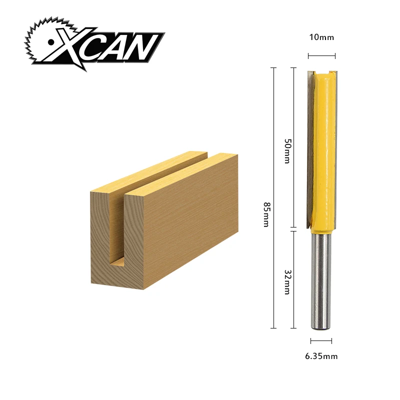 1pc font b router b font bit 1 4 shank handle lengthened Straight Knife Flush Trim