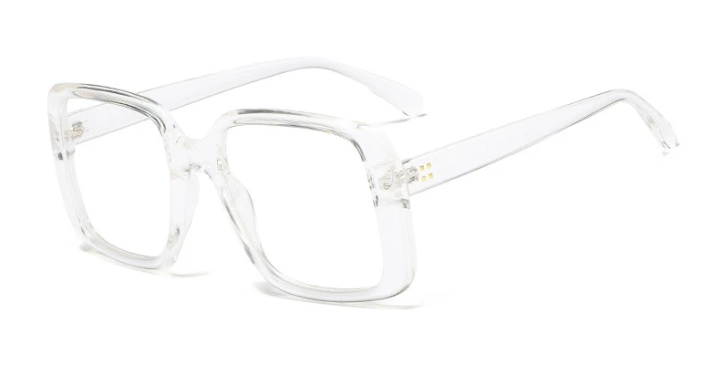 45931 квадратные очки в крупной оправе оправы мужской и женский Оптический Модные компьютерные очки