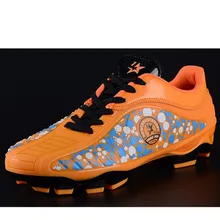 New Football Boots Soccer Game Sneakers Men Boy Soccer Cleats Damping AG Football Shoes Size 33-44 botas de futbol con tobillera