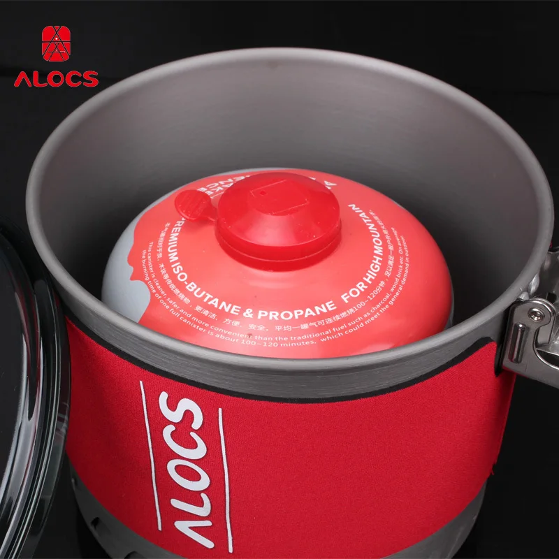 Alocs botella de agua al aire libre de calefacción rápida olla de Camping utensilios de cocina hervidor de calor equipo de senderismo CW-S10 l/CW-S11 l/ L
