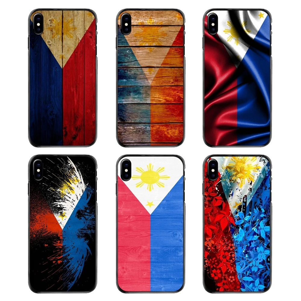

Accessories Phone Shell Cover For iPhone 4 4S 5 5S 5C SE 6 6S 7 8 Plus X XR XS Max iPod Touch 4 5 6 Philippines Flag banner Art