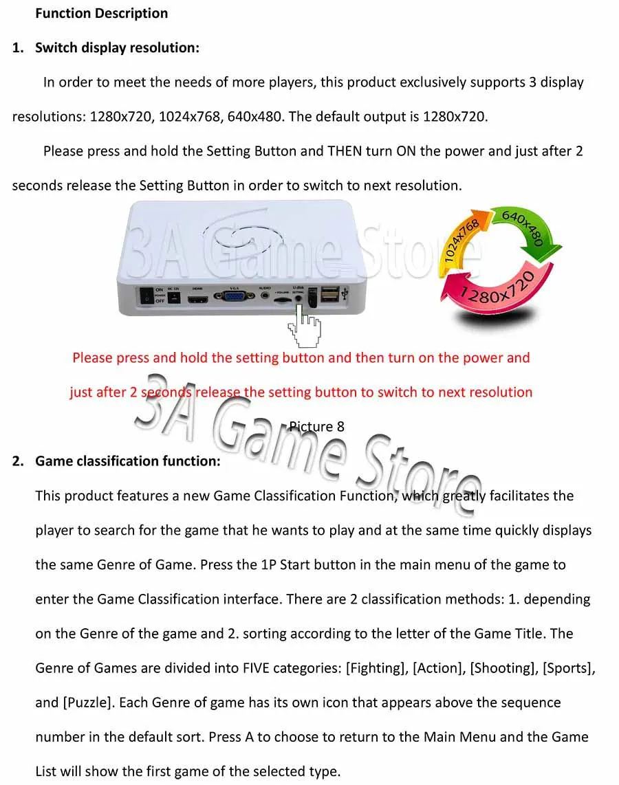 Pandora Box 6 1300 in 1 Wireless Arcade Sticks Controller 2 Players Joystick Arcade Control Panel can add 3000 games 3d Tekken Pandora Box 6 1300 in 1 Wireless Arcade Sticks Controller 2 Players Joystick Arcade Control Panel can add 3000 games 3d Tekken