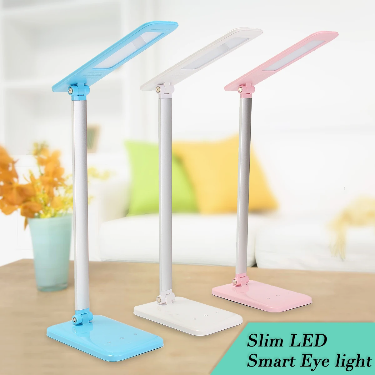 

Foldable Smart for Touch Control LED Table Lamp Eye Protection Reading Light For Study Indoor Lighting Desk Lamps