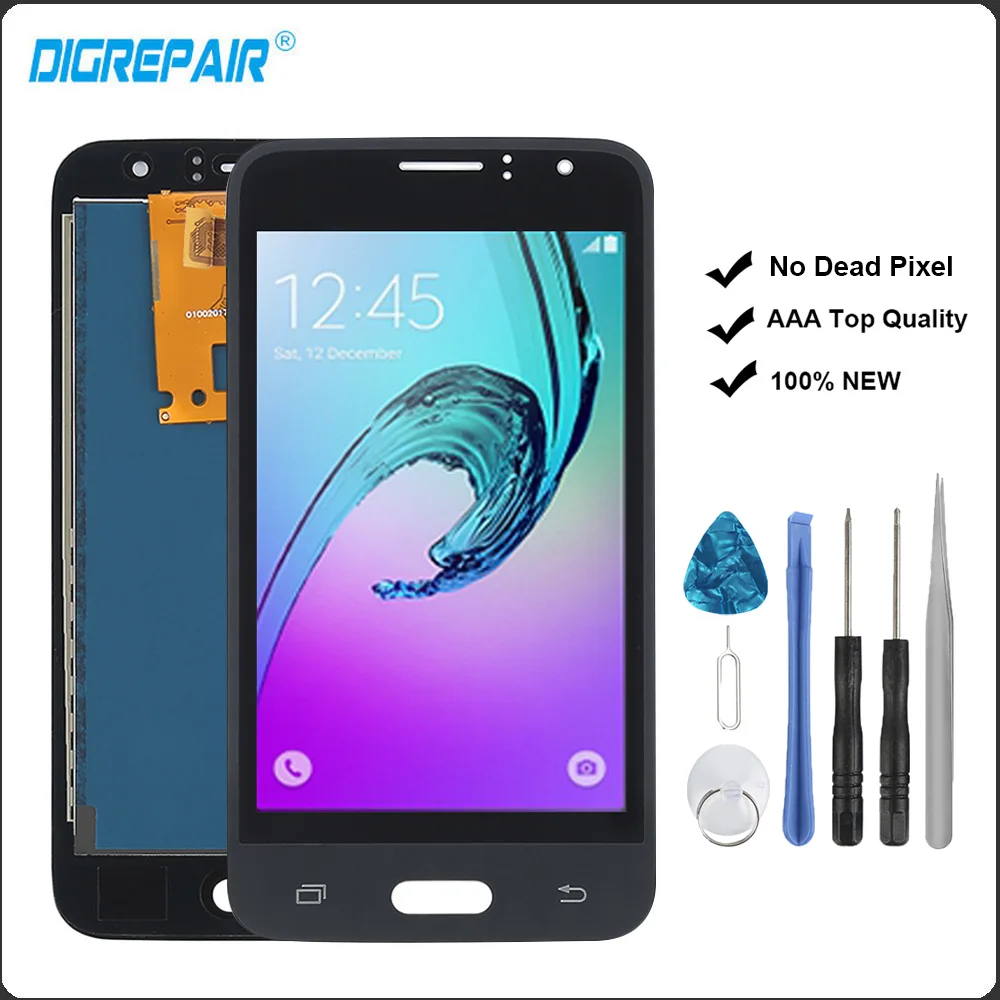 

J1 2016 LCD Black For Samsung Galaxy J1 2016 Display J120M J120F LCD Digitizer Touch Screen For Samsung J120F LCD Replacements