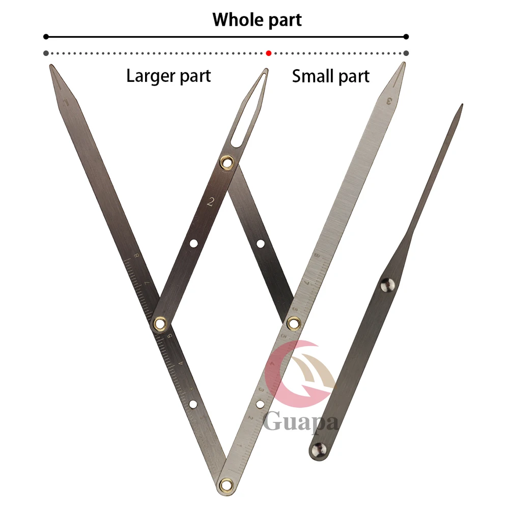 1 шт. Перманентная линейка для бровей Золотой пропорциональный делитель суппорт трафарет для микроблейдинга формирующий инструмент Поставки принадлежностей для татуировок