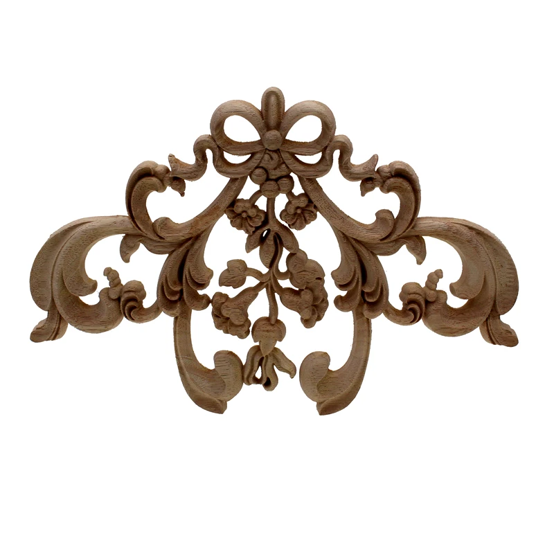 

RUNBAZEF Vintage Creative Home Decorations Decor Maison Accessories Modern Wooden Figurines Miniatures Wood Applique