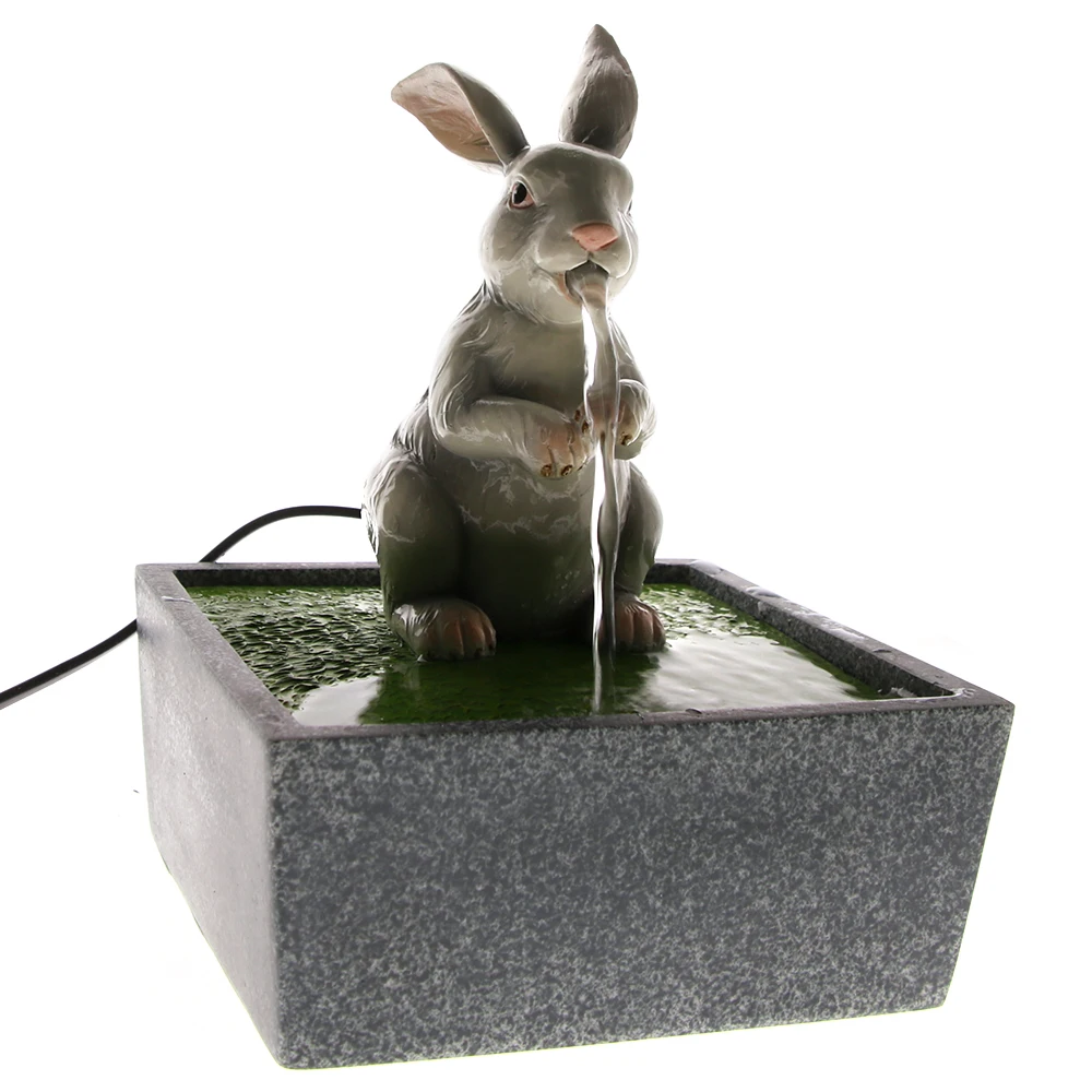 rabbit fountain