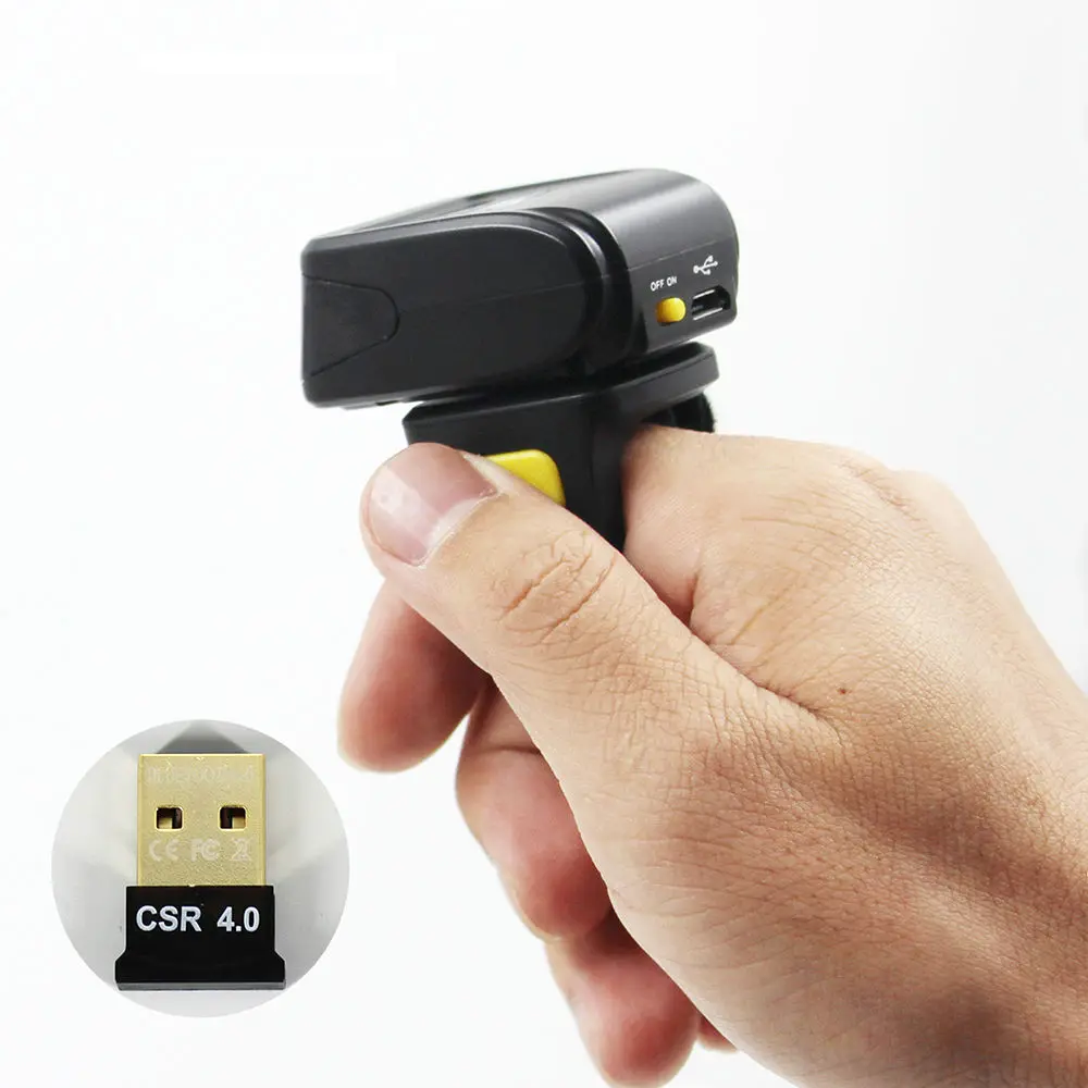 

MINI Wireless Barcode Scanner Bluetooth 1D Bar Code Reader Support Android iOS iPad Windows