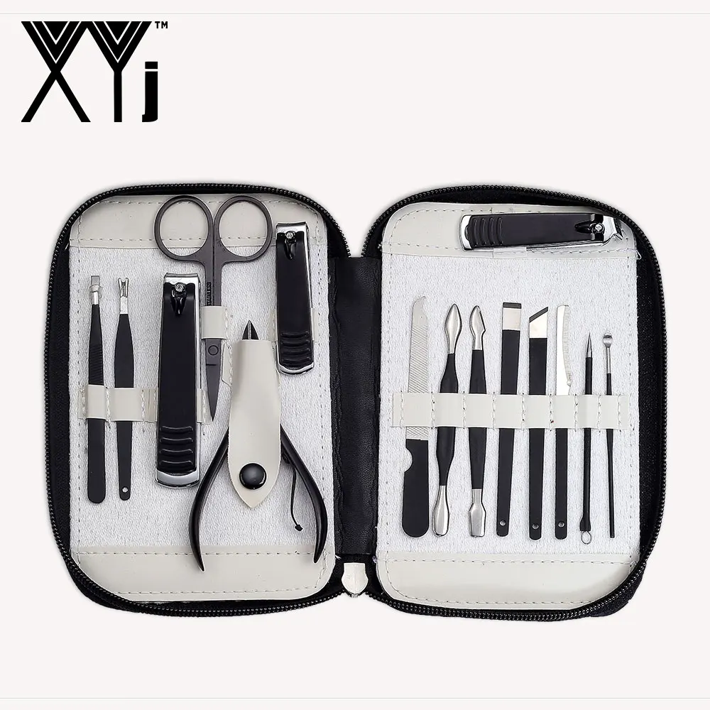 

XYj 15 PCS/Set Manicure Set Pedicure Kit Nail Art Tools Set Manicure Tools Grooming Kit Nail Kit Nail Clippers Cuticle Knife