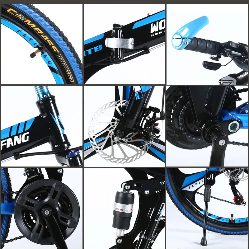 wolf's fang Bicycle folding Road Bike 21 speed 26\