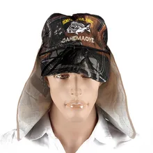Brand New Unisex Bucket Hat Fishing Boating Hiking Boonie Hat Outdoor Sun Cap Face Shield Drop