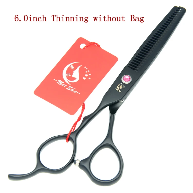5," 6,0" Meisha, парикмахерские ножницы для левшей, ножницы для стрижки волос JP440C, филировочные ножницы,, HA0126 - Цвет: HA0139 no bag 60