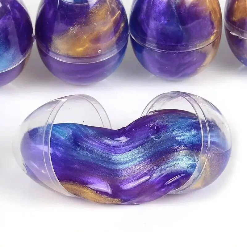 Charms For Easter Egg Colorful Soft Slime Toy Starry Sky Decompression Polymer Clay Anti Stress Toys For Children Holiday Gifts Charms For Easter Egg Colorful Soft Slime Toy Starry Sky Decompression Polymer Clay Anti Stress Toys For Children Holiday Gifts
