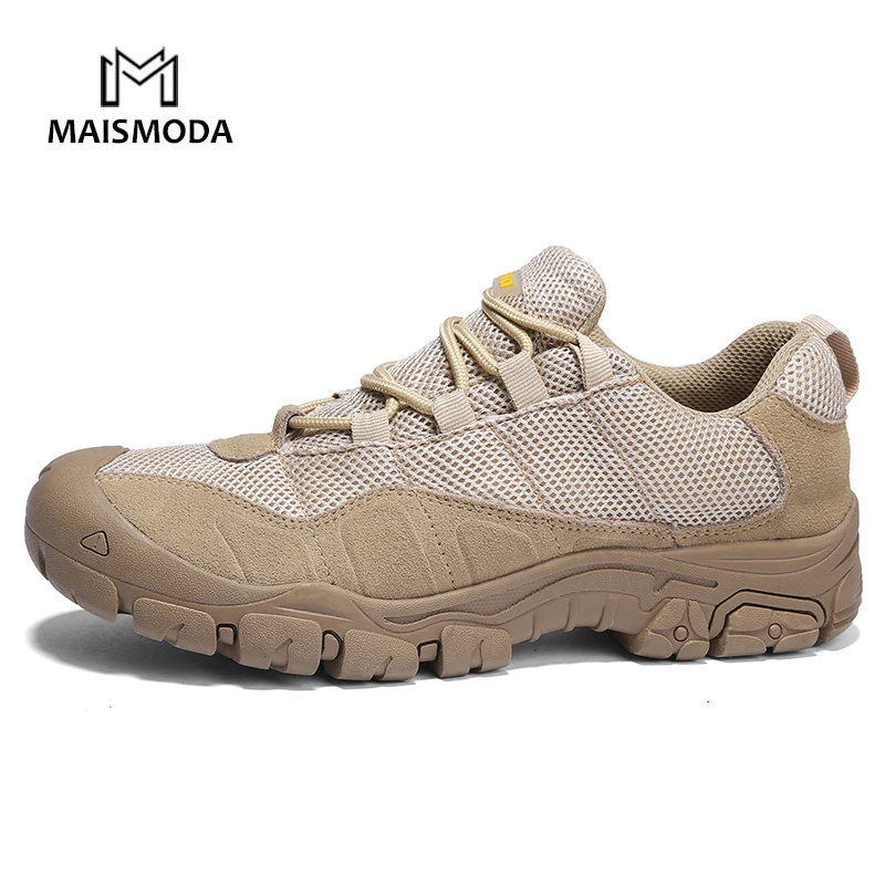 

MAISMODA Men Hiking Climbing Shoes Comfortable Sport Tactical Boots Outdoor Mountain Climbing Sports Sneakers Walking Shoes