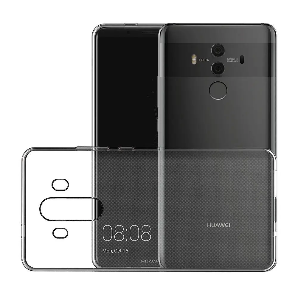 Роскошный силиконовый чехол для телефона, задняя крышка для huawei mate 10 Pro, мягкий прозрачный чехол из ТПУ 360, ударопрочный защитный чехол mate 10Pro 10Pro Capa