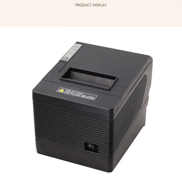 Special Offers NEW 80mm receipt POS printer Automatic cutter bill Thermal printer USB Ethernet Serial Three ports are integrated in one printer