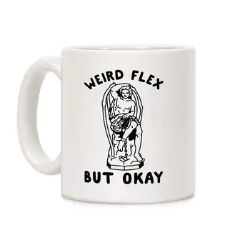 

Weird Flex but Okay Lucifer White 11 Ounce Ceramic Coffee Mug