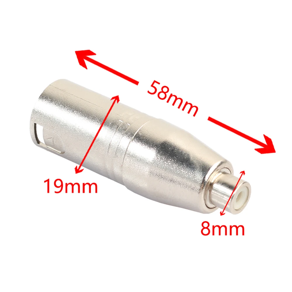 3 контактный разъем XLR штекер RCA Женский аудио адаптера применяется на усилителе