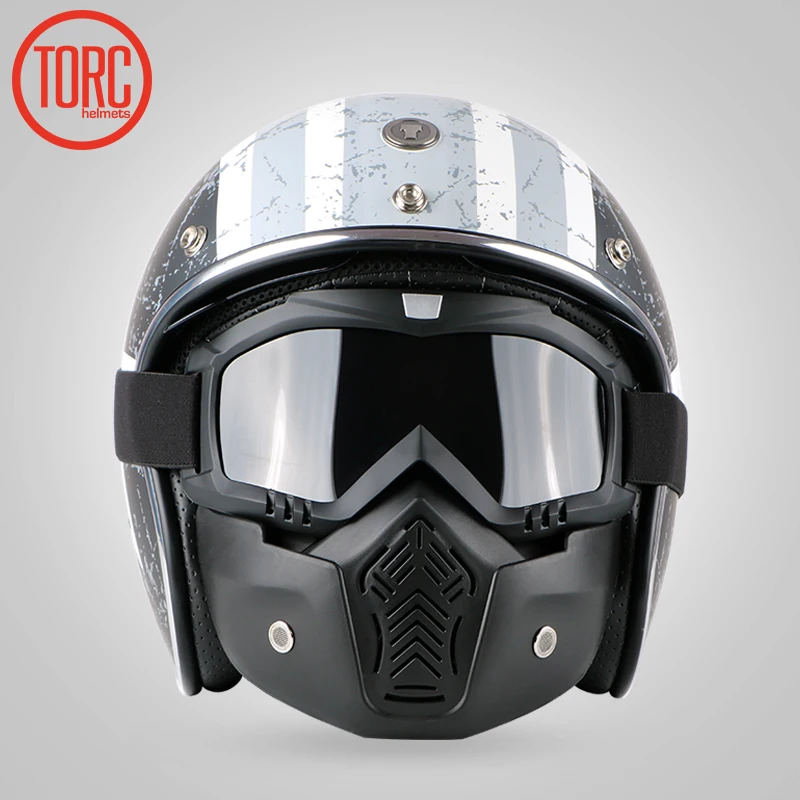 Винтажный мотошлем T57 moto rcycle 3/4 с открытым лицом шлем Cool skull moto casco moto cicleta Capacete с внутренним козырьком