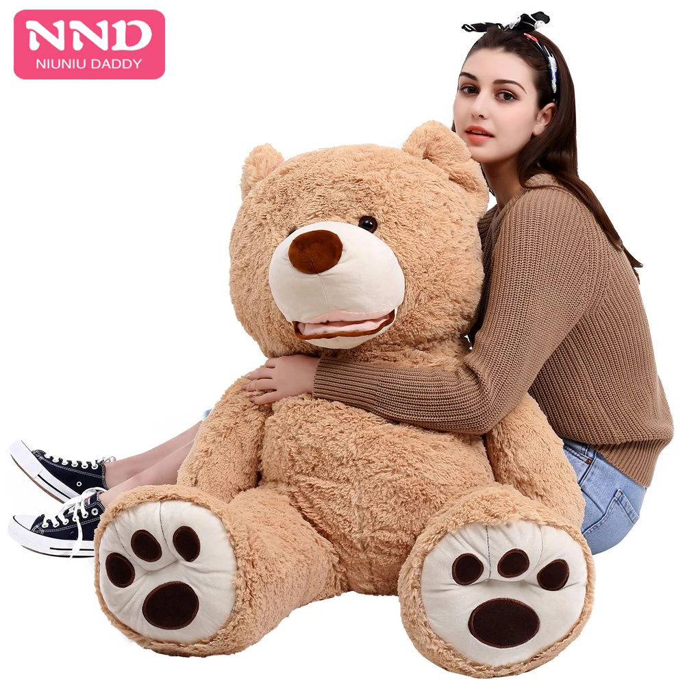 Niuniu Daddy oso de peluche vacío de 100cm, piel de oso gigante, regalo para niña, cumpleaños, Navidad, sin relleno|bear skin|niuniu daddyhuge bear - AliExpress