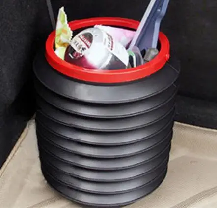 

Magic Bucket Car Folding Telescopic Trash Cans Storage Barrels With Objects Tube Car Multi-Function Magic Tube 4L Liters