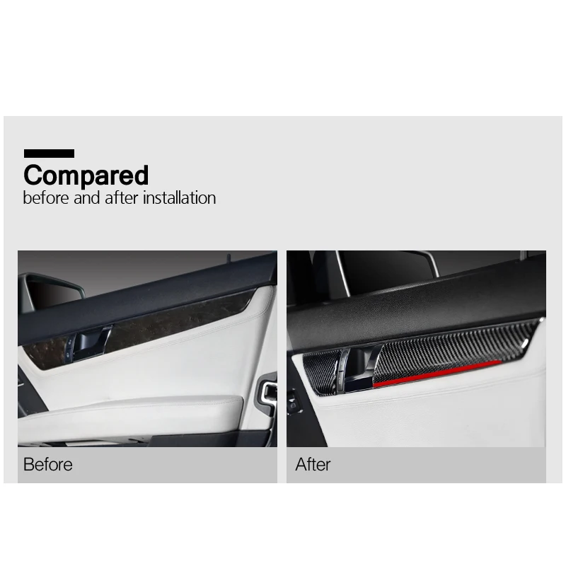 Srxtzm для Mercedes C Class W204 интерьера литье сиденье из углеродного волокна регулировки кнопочные наклейки автомобиля Стикеры облицовка дверной панели