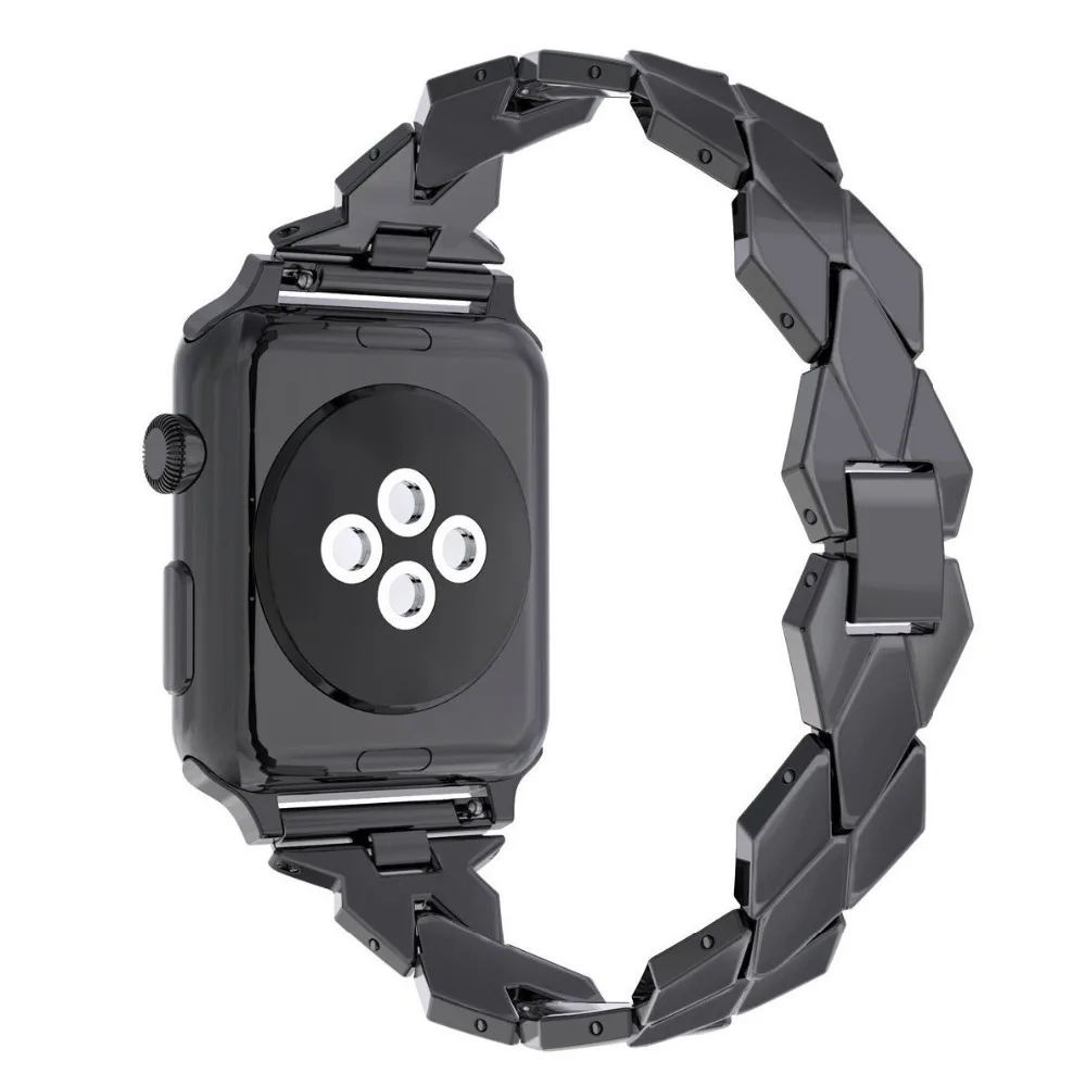 Ремешок из нержавеющей стали для Apple Watch 5 4 3 band iwatch band 44 мм 40 мм 42 мм 38 мм металлический браслет ремень correa часы аксессуары 2