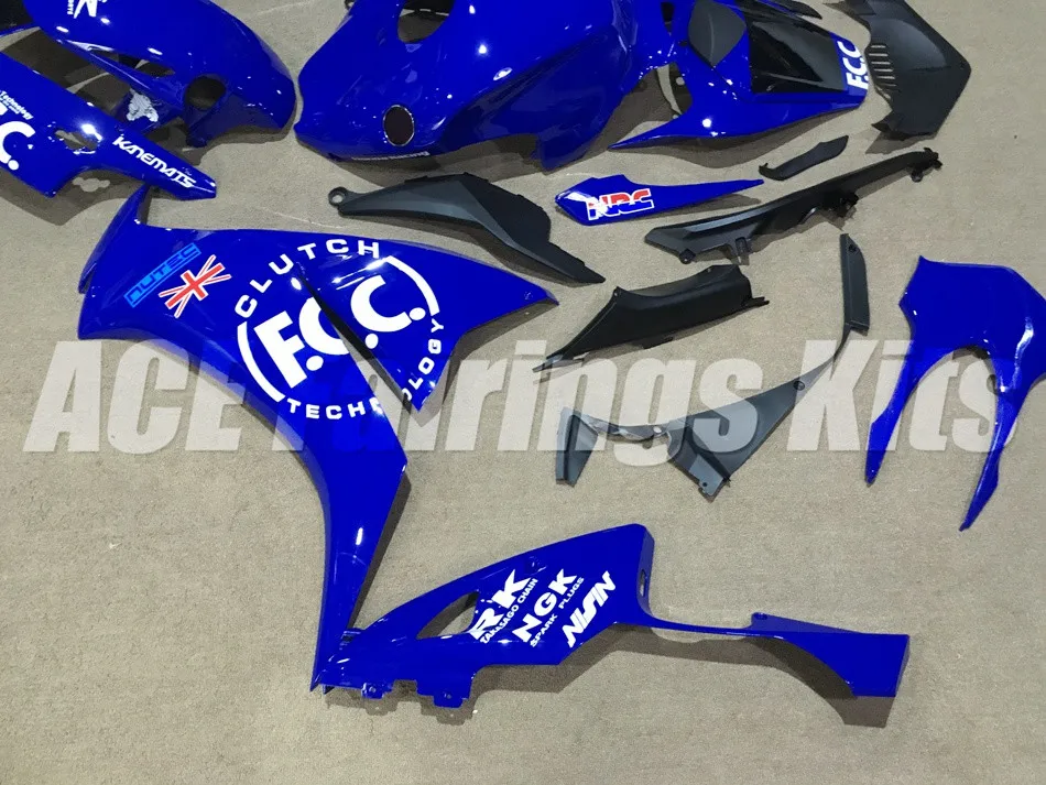 ABS Обтекатели Наборы Подходит для Honda CBR1000RR 2012 2013 CBR 1000RR для детей возрастом 12, 13, 14, 15, 16 обтекатель комплекты корпусов синего и белого цвета