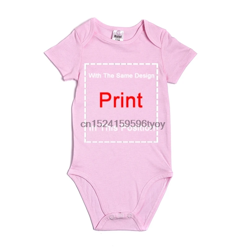 0-24Month Сдельник для ребенка, детские Боди, Детская футболка, хлопок, напечатанный на заказ, It Log!-Рен и стимпи - Цвет: 0-24Month