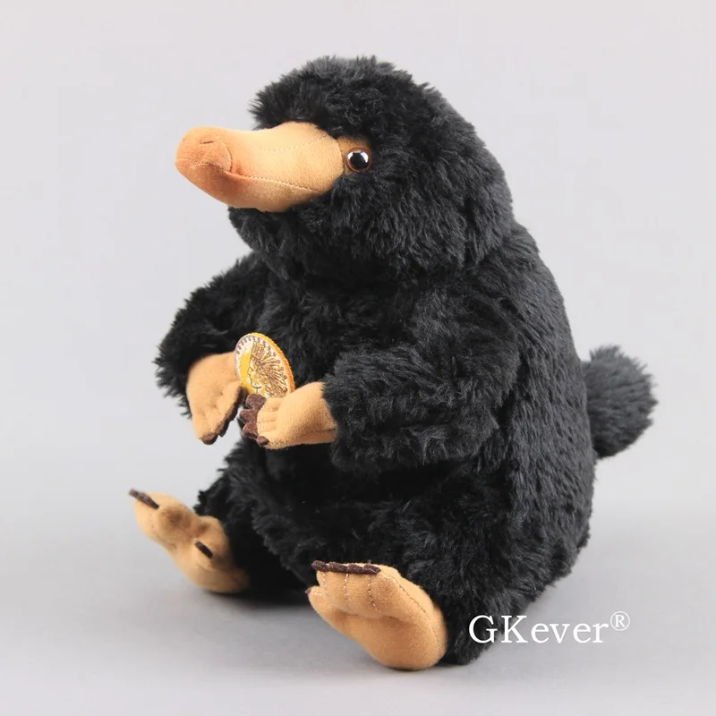 С фантастическими животными и где найти их Niffler плюшевые игрушки плюшевая игрушка пушистые черные утенки милые мягкие животные " 20 подарки для детей