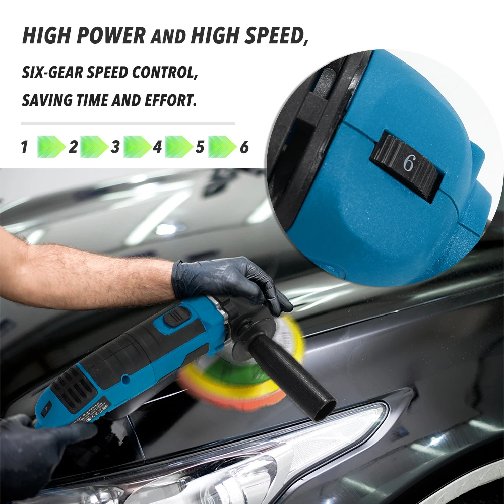 

Dual Action Polishing Machine Car Wax Polisher Electric Car Polishing Machine Shock Polisher Sealing Glaze Waxing Machine