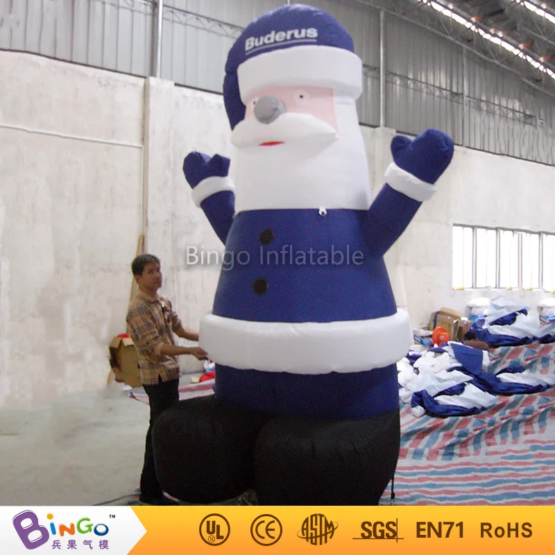 

Free Shipping Christmas new year blue anime toys inflatable santa claus
