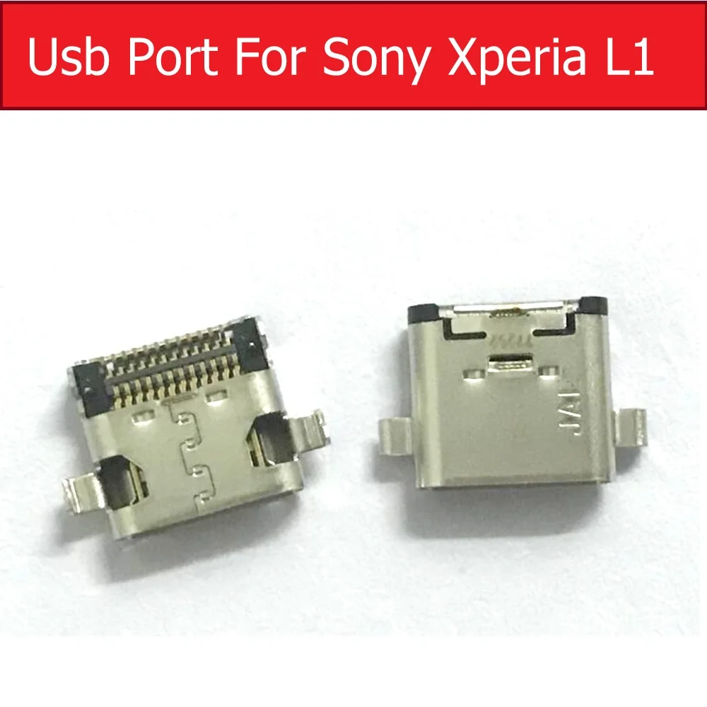 New USB Charging port Connector For Sony Xperia L1 G3311 G3313 Mirco Sync Date Charger Plug Dock Repair Replacement Parts | Мобильные