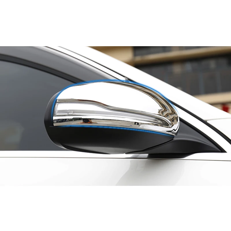 2 шт. ABS Матовый Боковая дверь Зеркало Обложка Накладка для Mercedes-Benz класса GLC X205 16-2017 & E Class W213 2017 & C Class W205 2015-2017
