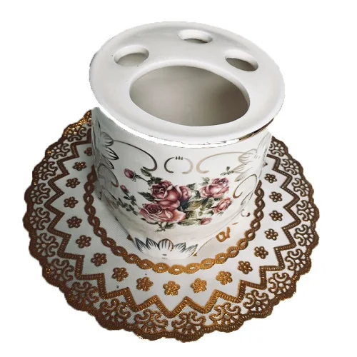 Набор керамических аксессуаров для ванной 5 шт./компл. дизайн из полимера губка