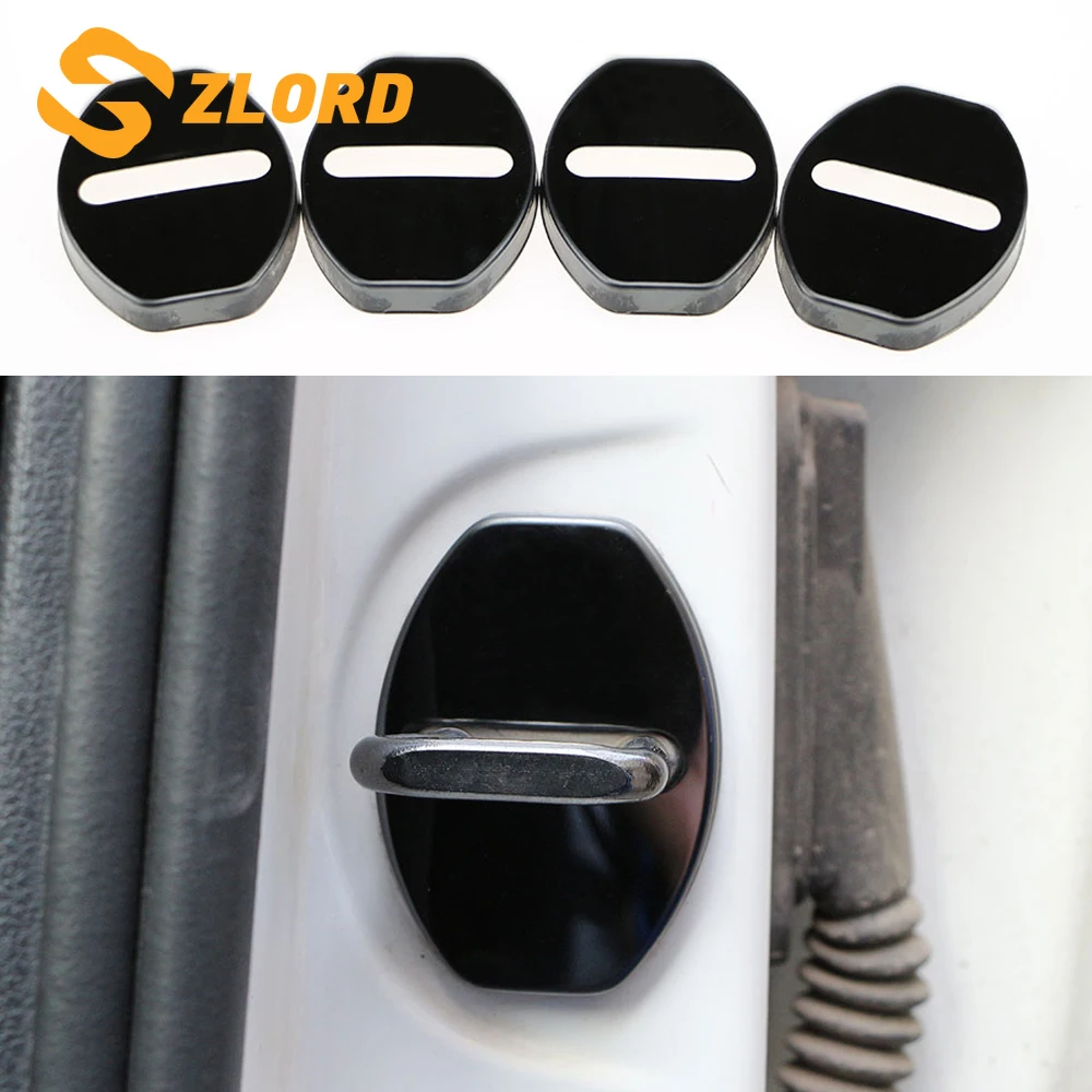 

Door Lock Cover Caps Protective Car Styling Stainless Steel for Volkswagen VW Golf 6 7 MK6 MK7 Tiguan Polo Passat B5 rust-proof