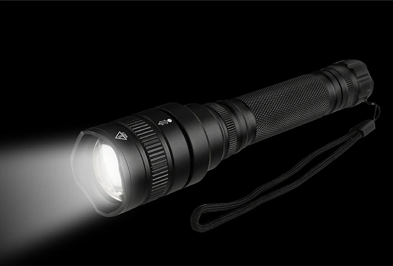 Litwod Z25 50000lm CREE XHP70.2 32 Вт Мощный тактический светодиодный фонарик с зумом для объектива 2 шт. 18650 батарея